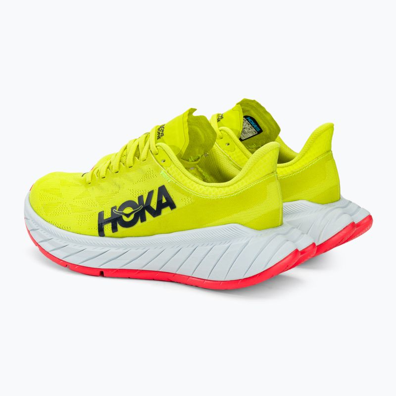 Черевики для бігу жіночі HOKA Carbon X 2 evening primrose/fiesta 4