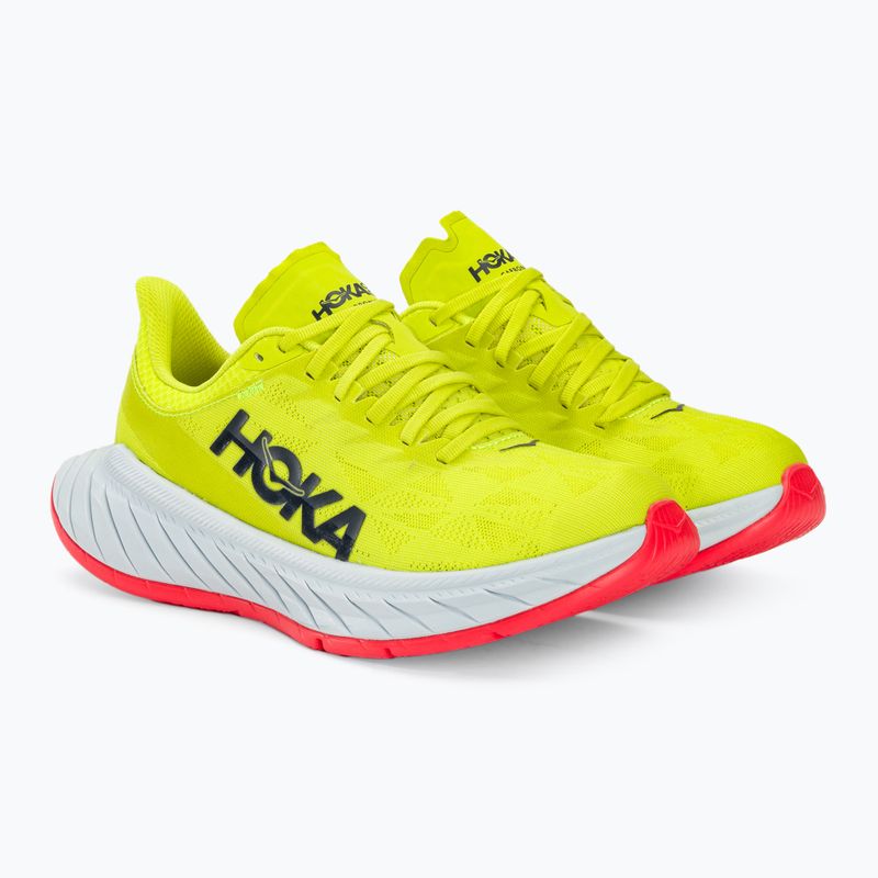 Черевики для бігу жіночі HOKA Carbon X 2 evening primrose/fiesta 5