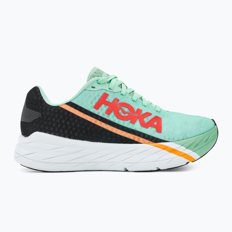 Черевики для бігу HOKA Rocket X eggshell blue/black 3