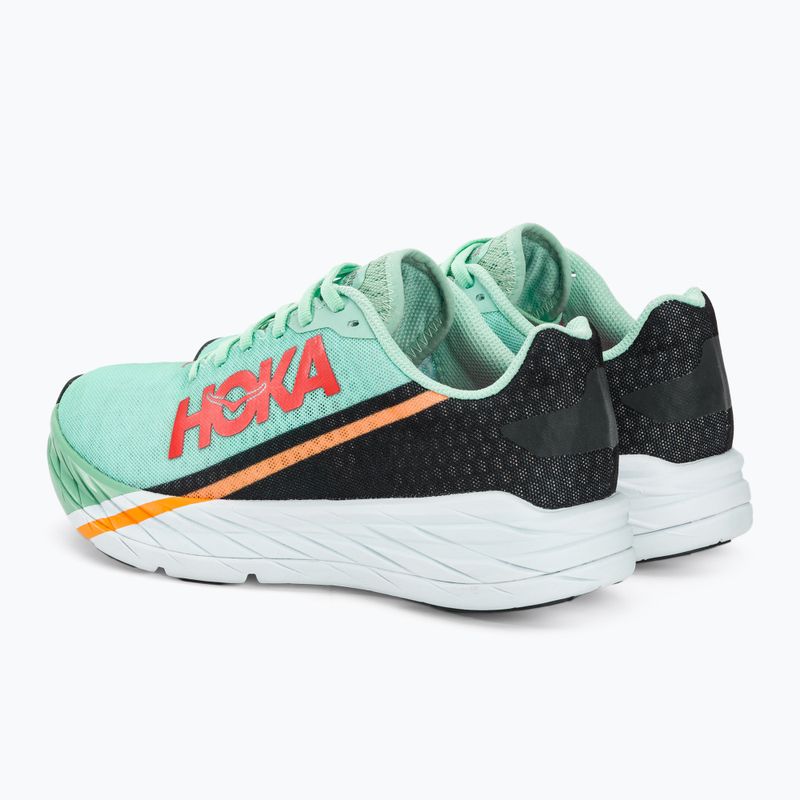 Черевики для бігу HOKA Rocket X eggshell blue/black 4