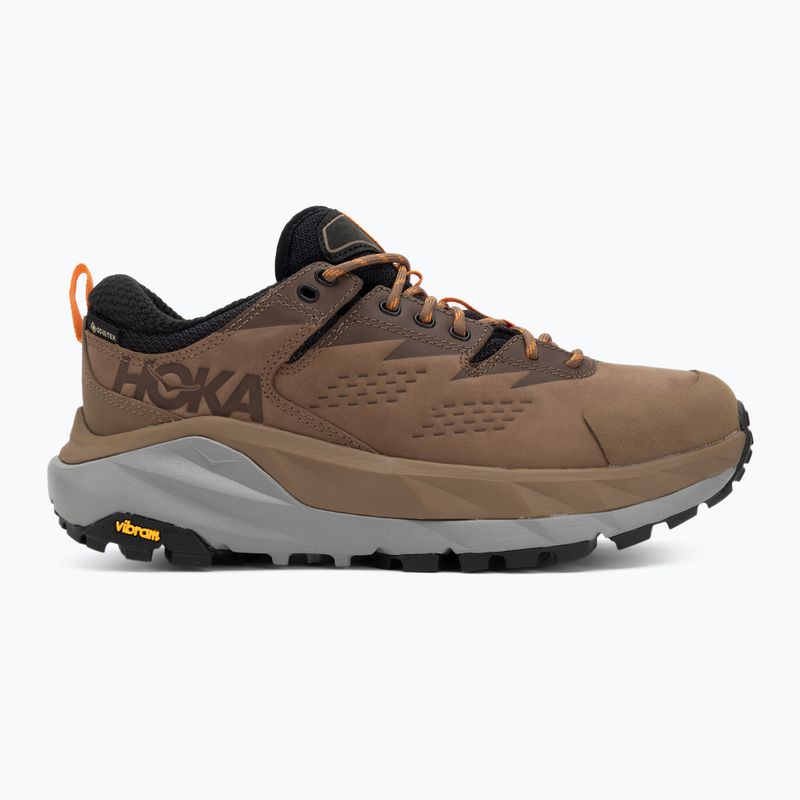 Кросівки трекінгові чоловічі HOKA Kaha Low GTX otter persimmon/orange 2