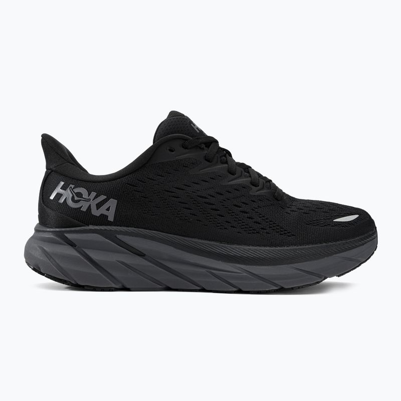 Кросівки для бігу чоловічі HOKA Clifton 8 чорні 1119393-BBLC 2