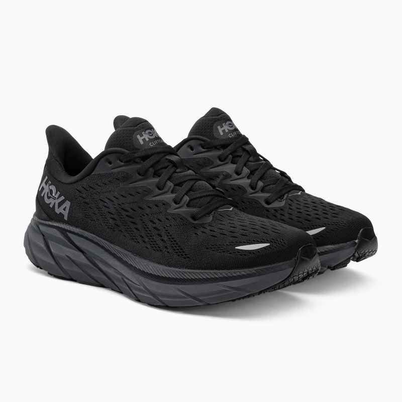 Кросівки для бігу чоловічі HOKA Clifton 8 чорні 1119393-BBLC 5