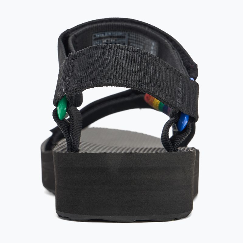 Сандалі жіночі Teva Midform Universal Pride black rainbow 6