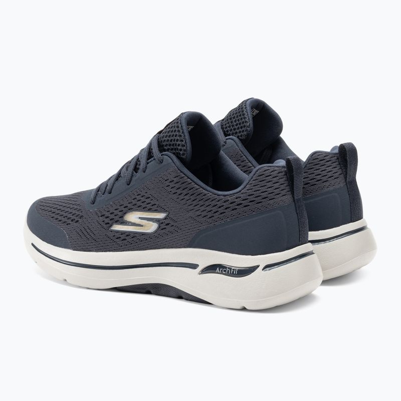 Кросівки чоловічі SKECHERS Go Walk Arch Fit Idyllic navy/white/gold 3