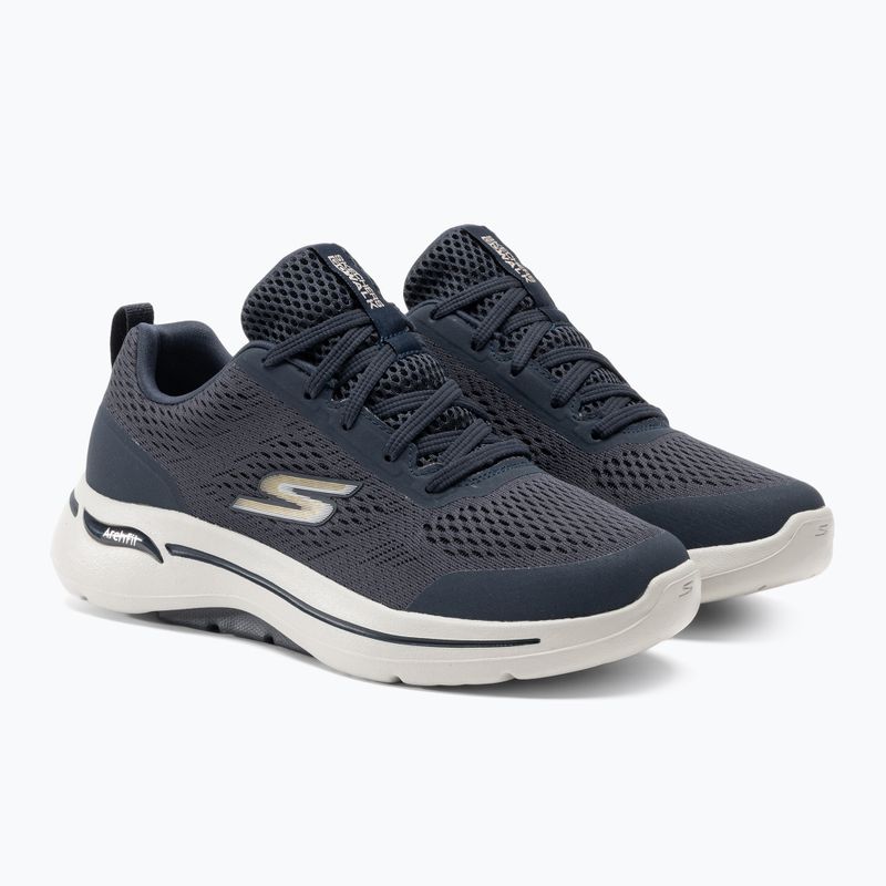 Кросівки чоловічі SKECHERS Go Walk Arch Fit Idyllic navy/white/gold 4