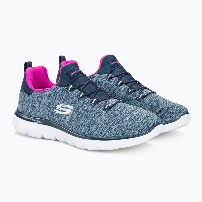 Черевики жіночі SKECHERS Summits Quick Getaway navy/hot pink 4