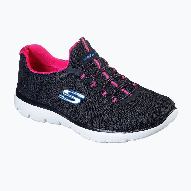 Кросівки тренувальні жіночі SKECHERS Summits black/hot pink 11