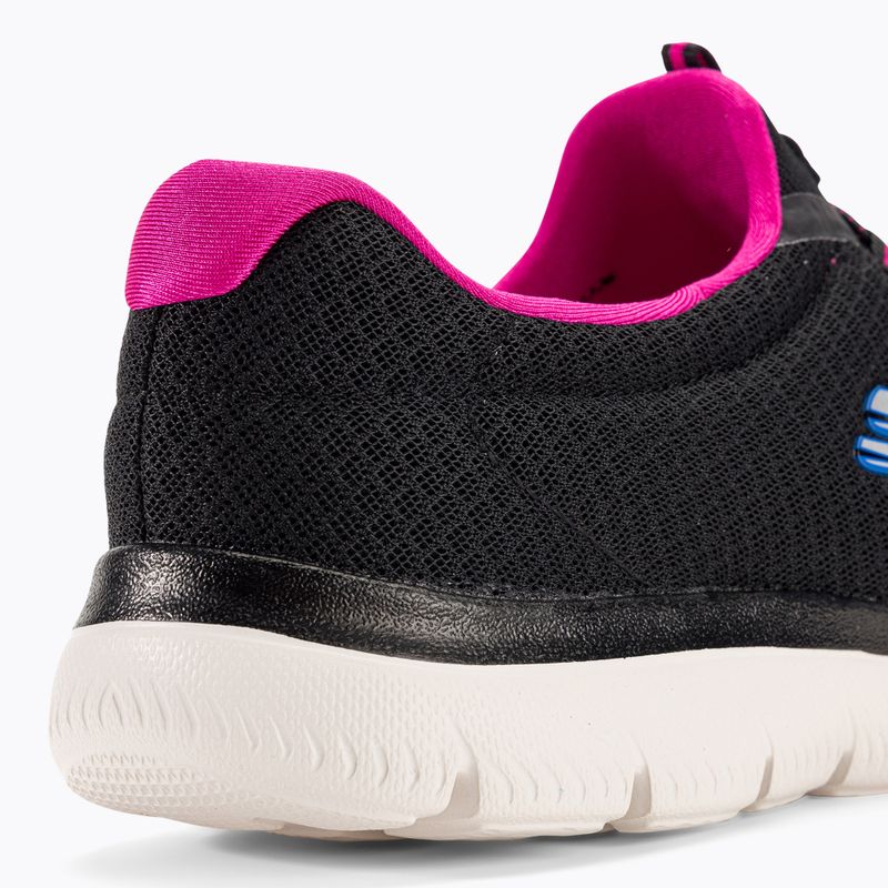 Кросівки тренувальні жіночі SKECHERS Summits black/hot pink 9