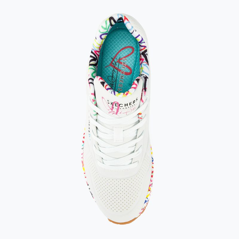Черевики жіночі SKECHERS Uno Loving Love white/multi 7