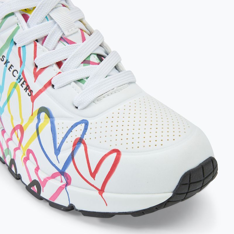 Кросівки жіночі SKECHERS JGoldcrown Uno Spread The Love white/multicolor 7