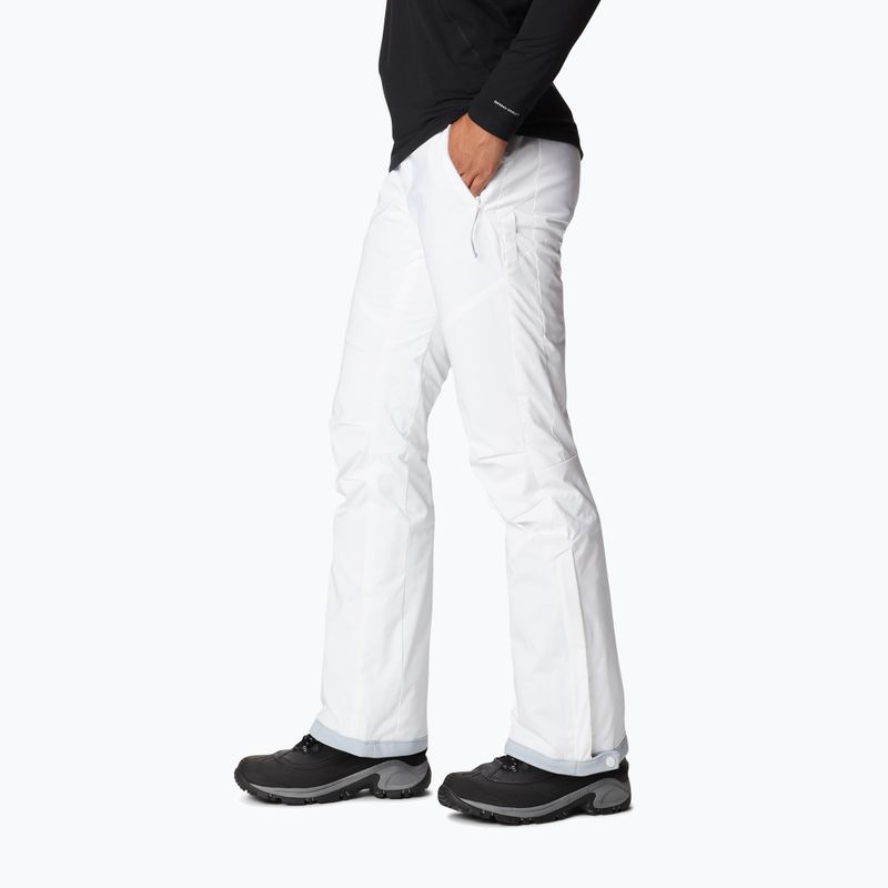 Штани лижні жіночі Columbia Backslope II Insulated white 2