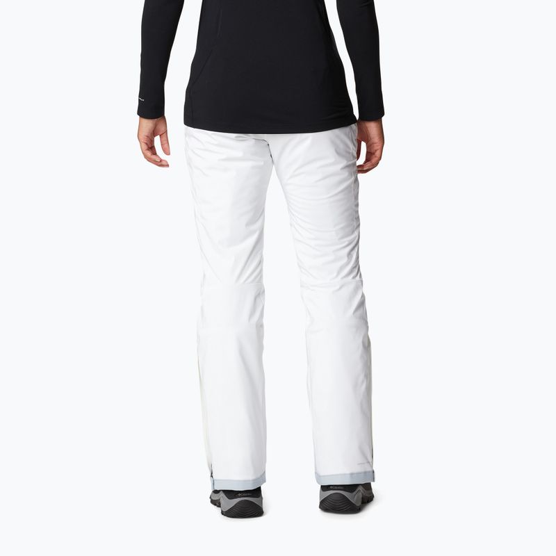 Штани лижні жіночі Columbia Backslope II Insulated white 3