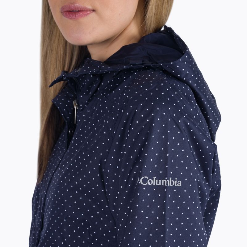 Куртка дощовик жіноча Columbia Splash A Little II nocturnal spacey dots print 4