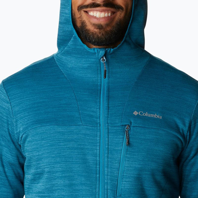 Трекінгова кофта чоловіча Columbia Maxtrail II deep marine heather 2