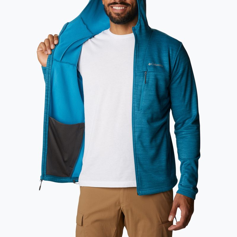 Трекінгова кофта чоловіча Columbia Maxtrail II deep marine heather 3