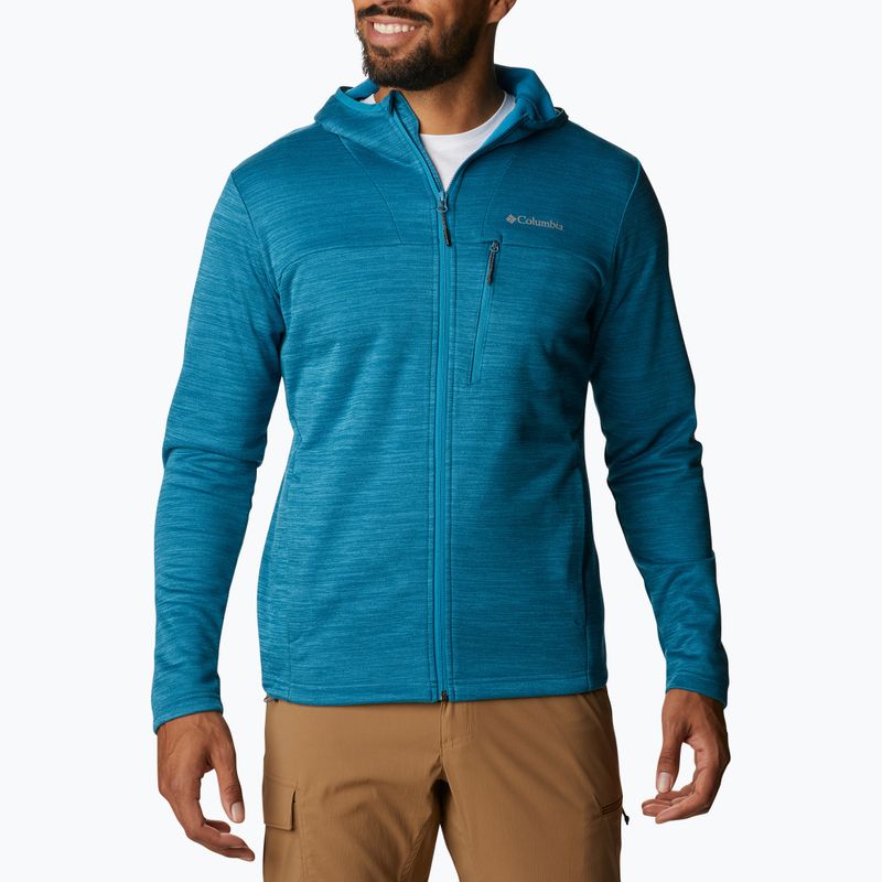 Трекінгова кофта чоловіча Columbia Maxtrail II deep marine heather 5
