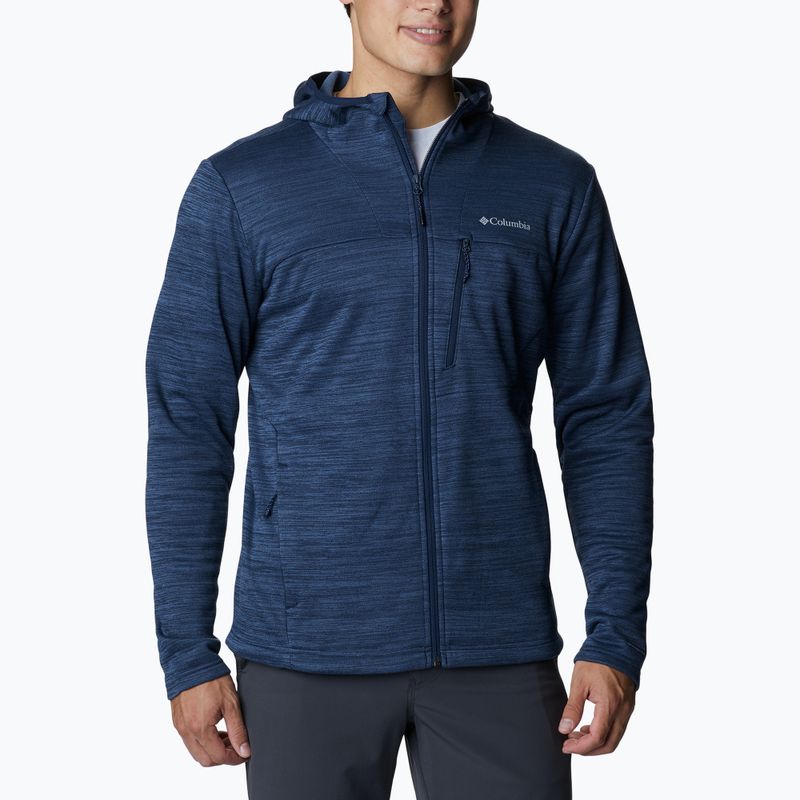 Трекінгова кофта чоловіча Columbia Maxtrail II collegiate navy heather