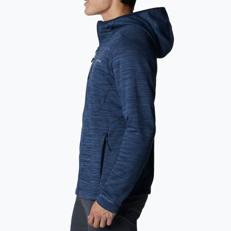 Трекінгова кофта чоловіча Columbia Maxtrail II collegiate navy heather 2