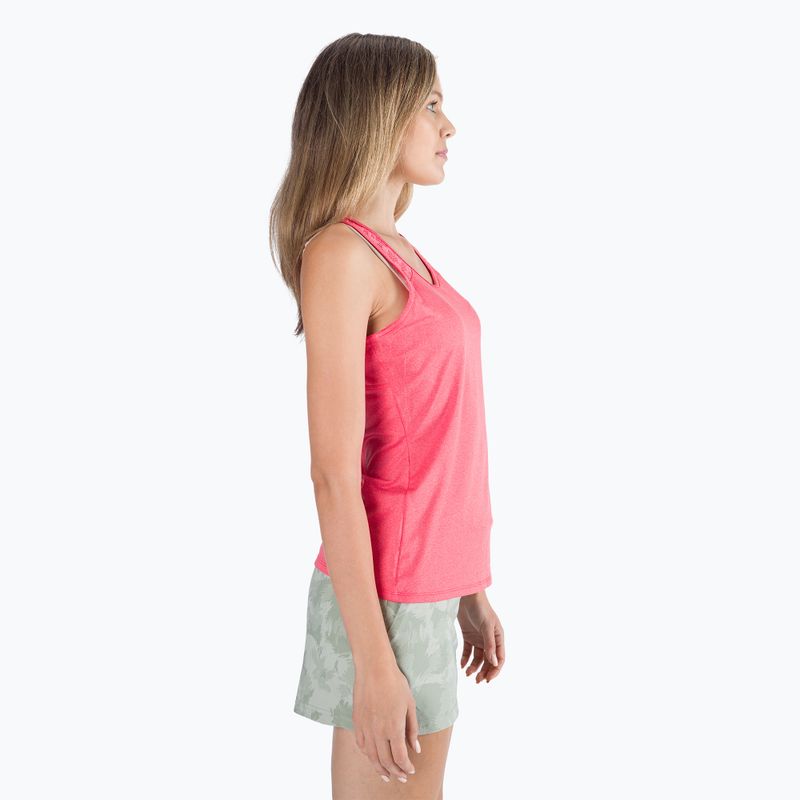 Футболка трекінгова жіноча  Columbia Peak To Point II Tank red hibiscus heather 2