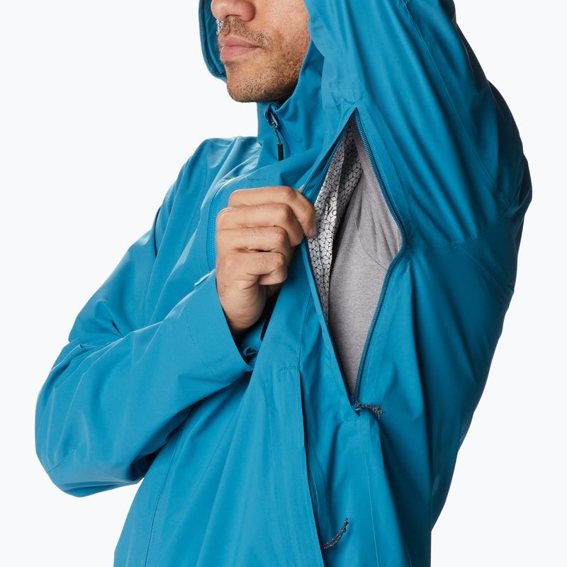 Куртка дощовик чоловіча Columbia Omni-Tech Ampli-Dry deep marine 6