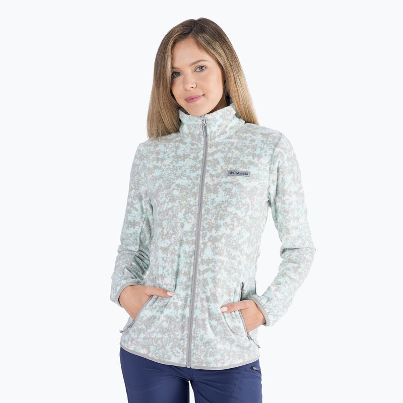 Трекінгова кофта жіноча Columbia Ali Peak chalk dotty disguise