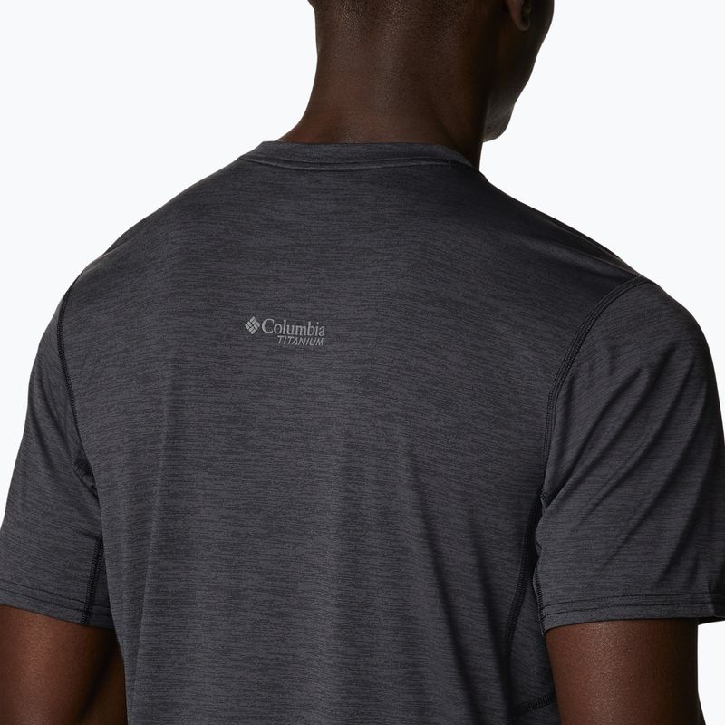 Футболка для трекінгу чоловіча Columbia Titan Pass Graphic Tee чорна 1991471 5
