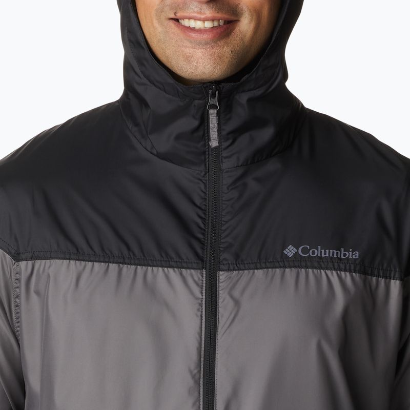 Вітровка чоловіча Columbia Flash Challenger Novelty city grey/black 4