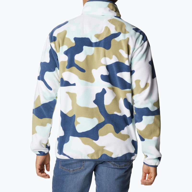 Трекінгова кофта чоловіча Columbia Back Bowl savory mod camo/collegiate navy 6