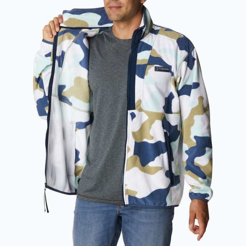 Трекінгова кофта чоловіча Columbia Back Bowl savory mod camo/collegiate navy 7
