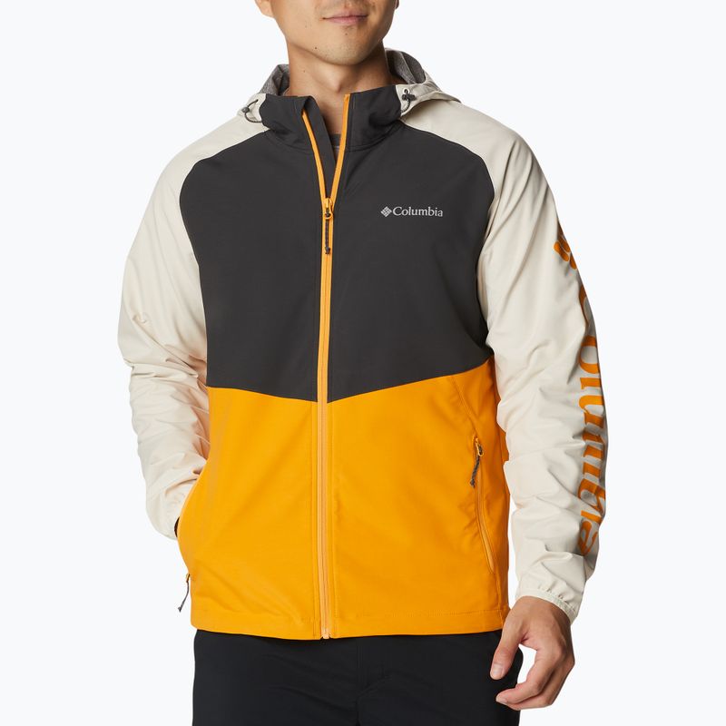 Куртка софтшел чоловіча Columbia Panther Creek mango/shark/chalk