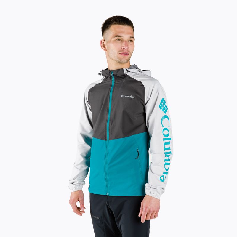 Куртка софтшел чоловіча Columbia Panther Creek deep marine/shark/nimbus grey