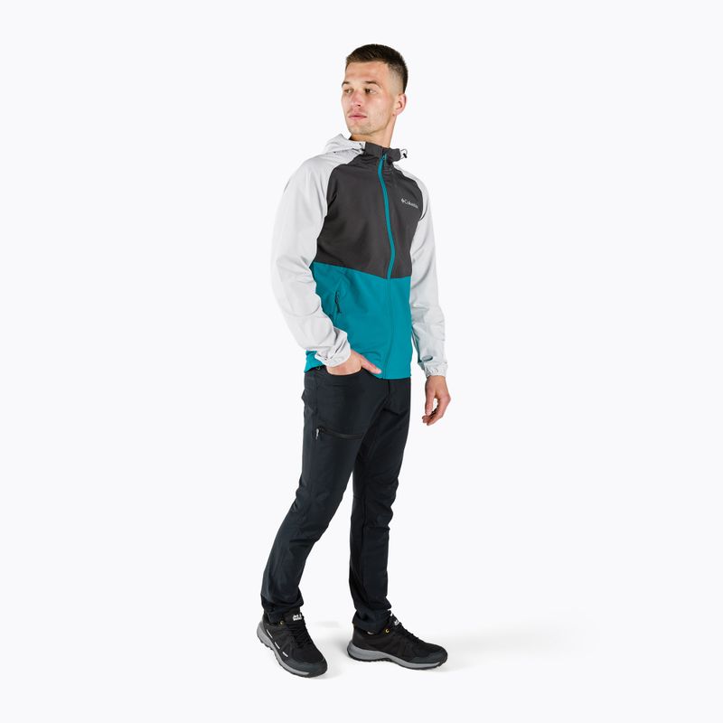 Куртка софтшел чоловіча Columbia Panther Creek deep marine/shark/nimbus grey 2