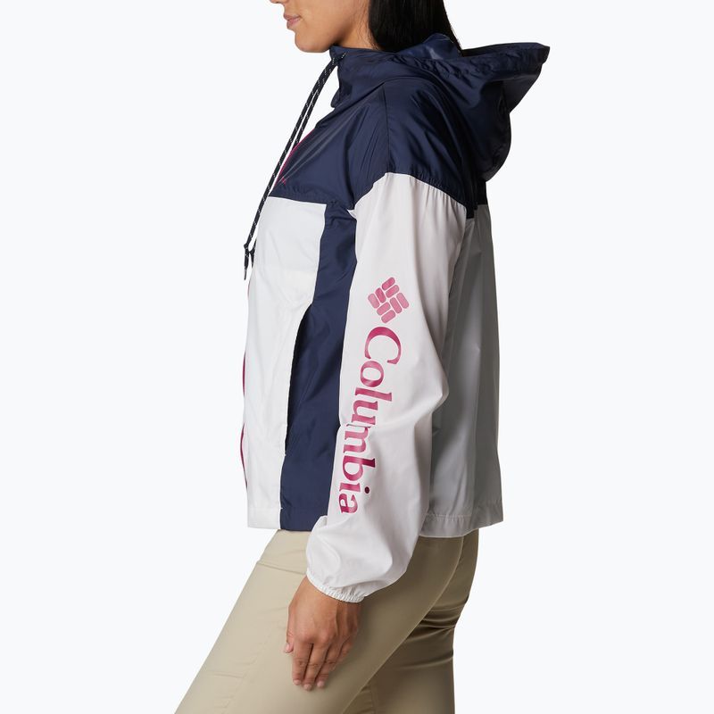Вітровка жіноча Columbia Flash Challenger Novelty white/nocturnal 8