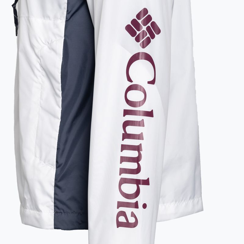 Вітровка жіноча Columbia Flash Challenger Novelty white/nocturnal 4