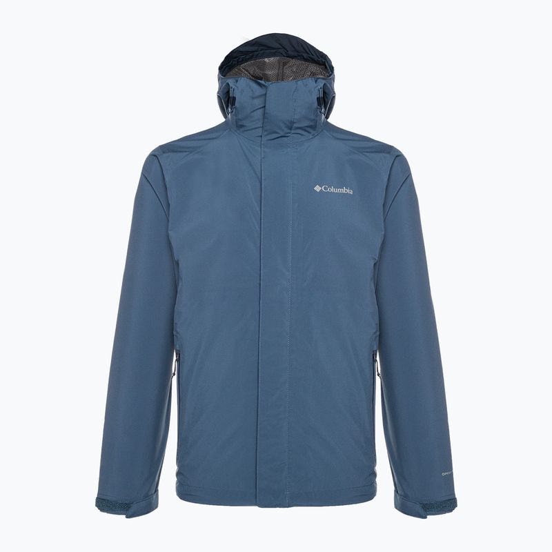 Куртка дощовик чоловіча Columbia Earth Explorer dark mountain