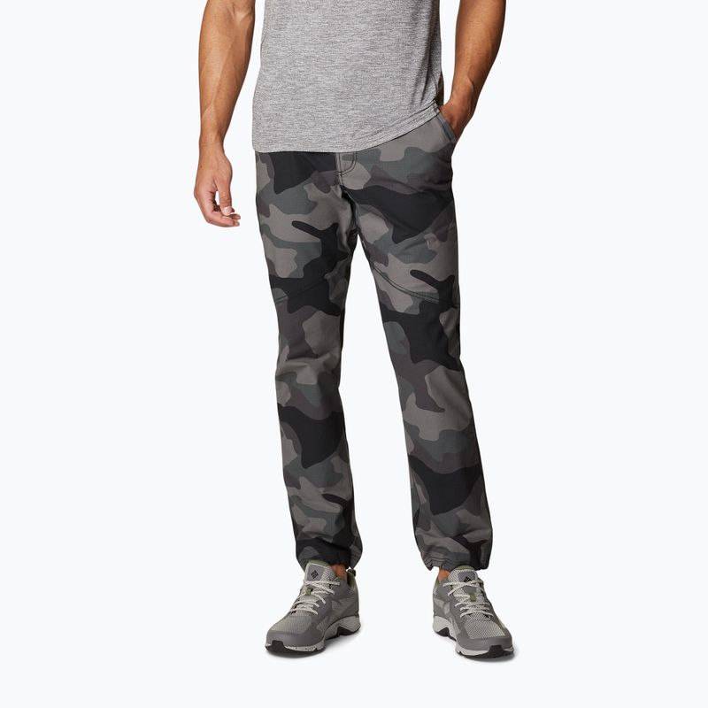 Трекінгові штани чоловічі  Columbia Wallowa Belted black mod camo