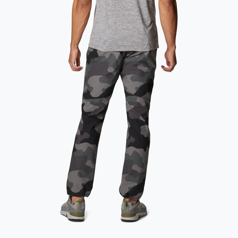 Трекінгові штани чоловічі  Columbia Wallowa Belted black mod camo 2