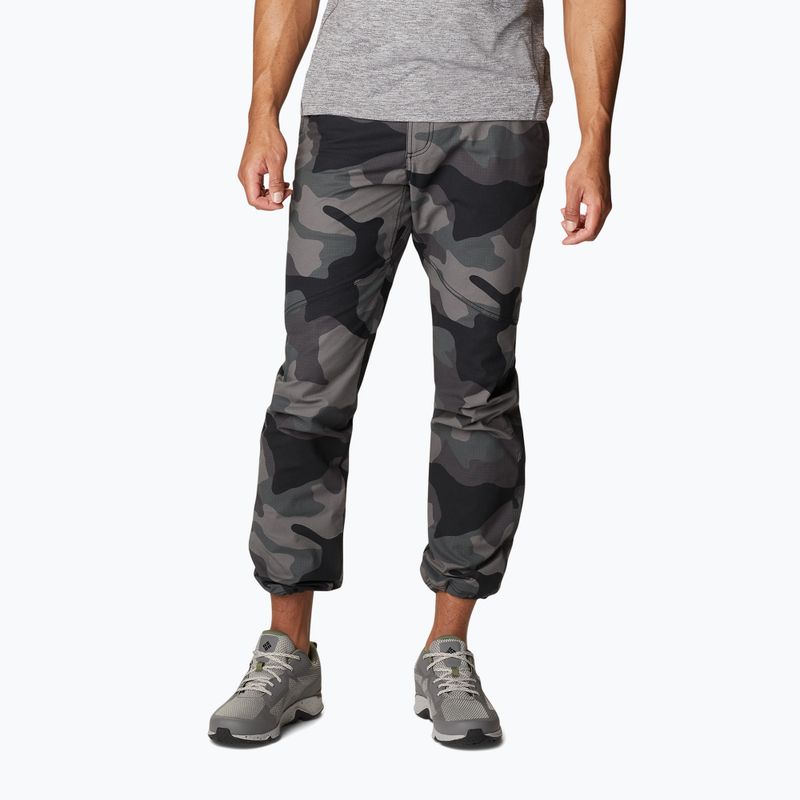 Трекінгові штани чоловічі  Columbia Wallowa Belted black mod camo 4