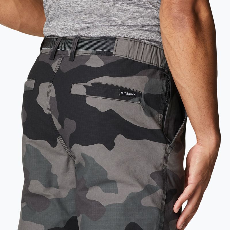 Трекінгові штани чоловічі  Columbia Wallowa Belted black mod camo 7