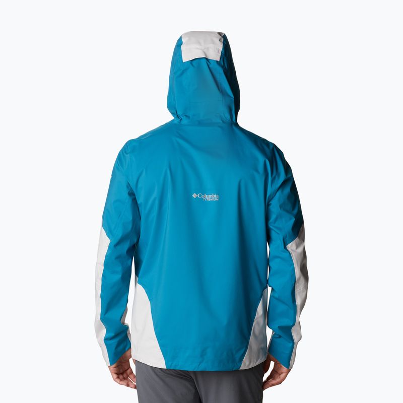 Куртка дощовик чоловіча Columbia Titan Pass 2.5L nimbus grey/deep marine 5