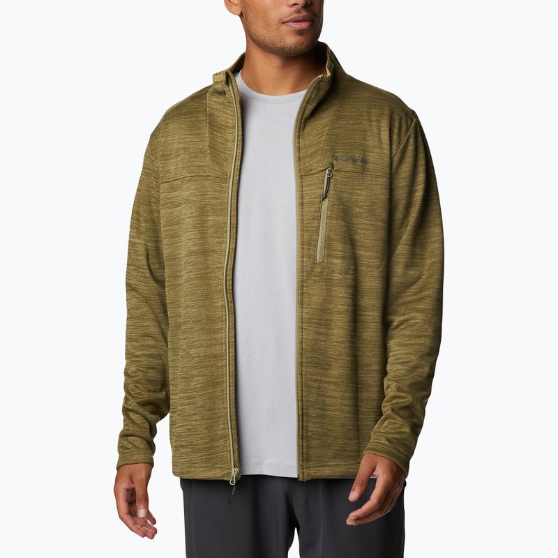 Кофта трекінгова чоловіча Columbia Maxtrail II Fleece Full Zip savory heather 4