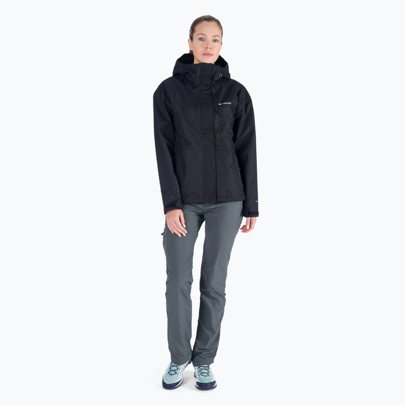 Куртка дощовик жіноча Columbia Hikebound black 2