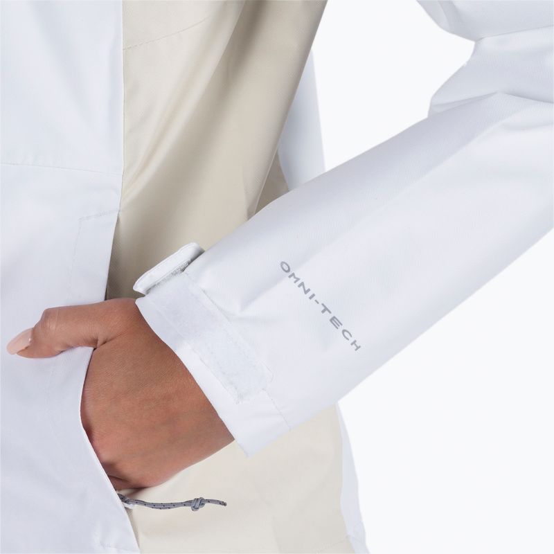 Куртка дощовик жіноча Columbia Hikebound white/chalk 6