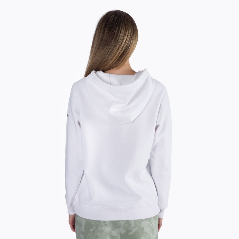 Кофта трекінгова жіноча Columbia Logo Hoodie white 3