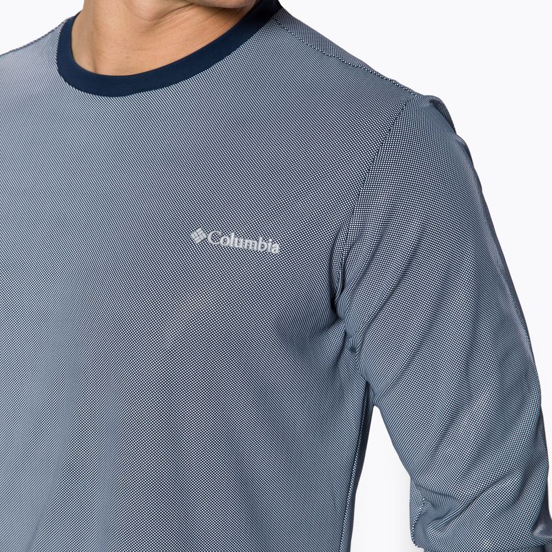 Лонгслів трекінговий чоловічий Columbia Sun Deflector collegiate navy 4