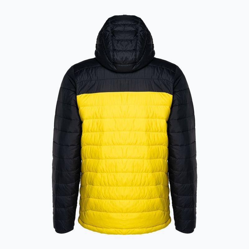 Пуховик чоловічий Columbia Powder Lite Hooded laser lemon/black 7