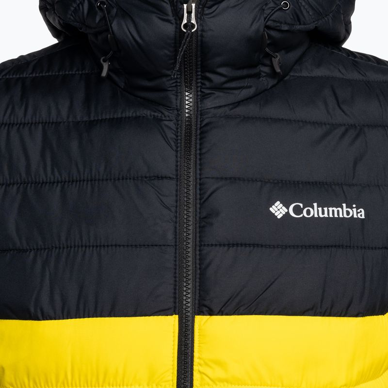 Пуховик чоловічий Columbia Powder Lite Hooded laser lemon/black 8