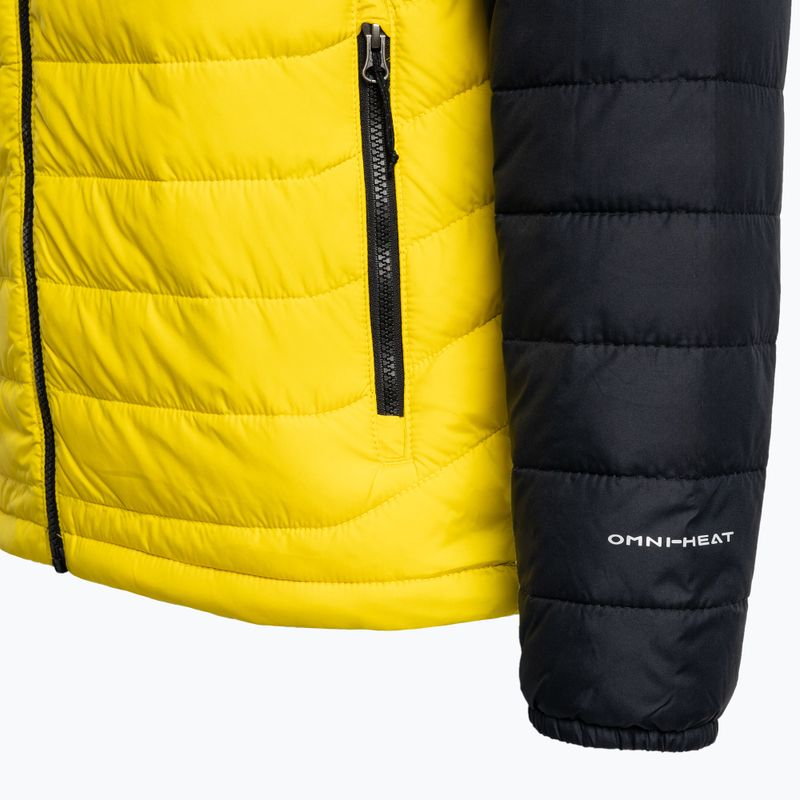 Пуховик чоловічий Columbia Powder Lite Hooded laser lemon/black 9