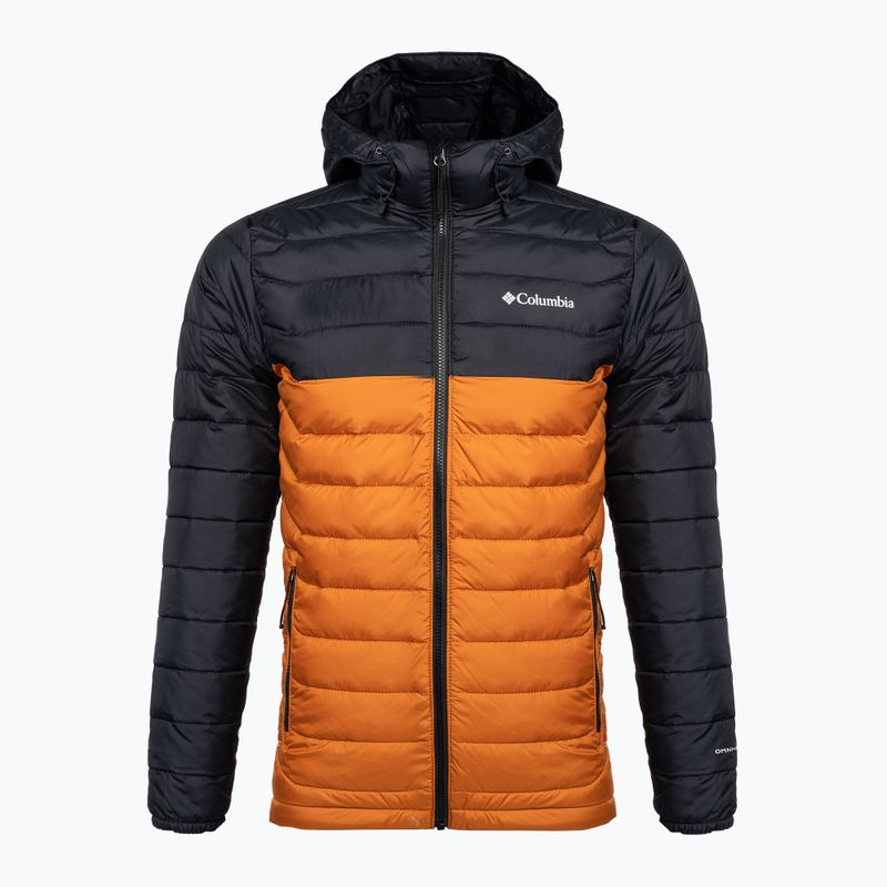 Пуховик чоловічий Columbia Powder Lite Hooded warm copper/black